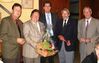 v.l. Jörg Mair, Dr. Hans Katzer, Sascha Raabe, Wolf Vogt & Günther Jochem